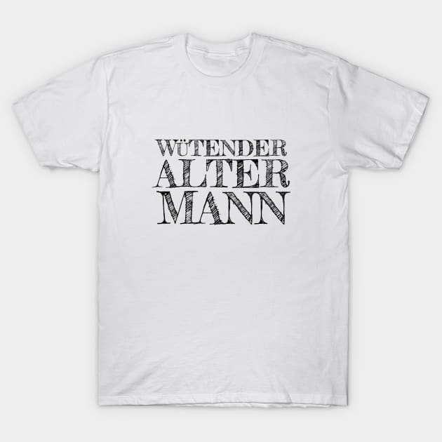 Wütender alter Mann T-Shirt by pASob